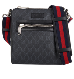 Small Messenger, Canvas, Black, 498879, DB, 2*